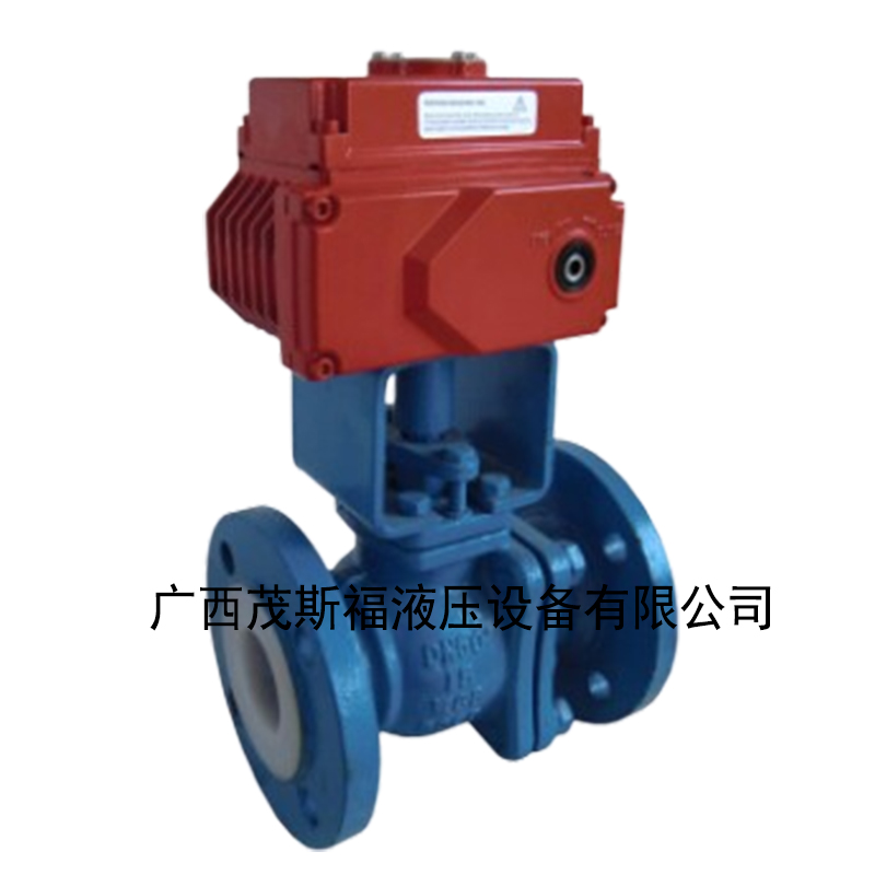 FRY-10調(diào)節(jié)型電動襯F46法蘭V型球閥 